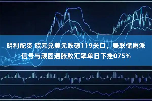 明利配资 欧元兑美元跌破119关口，美联储鹰派信号与顽固通胀致汇率单日下挫075%